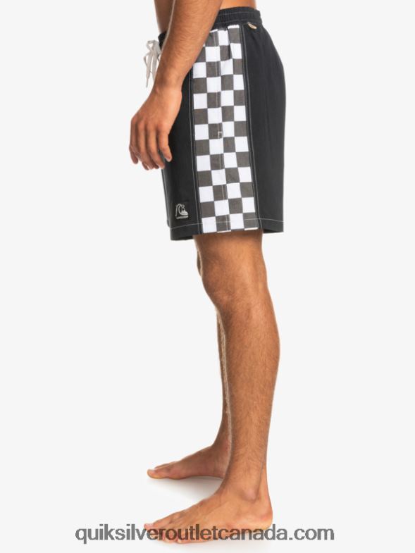 CA Quiksilver Men HEMPSTRETCH Original Arch 17 Volleys black TX4R21674
