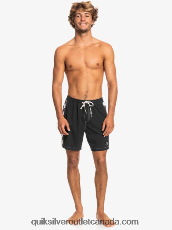 CA Quiksilver Men HEMPSTRETCH Original Arch 17 Volleys black TX4R21674