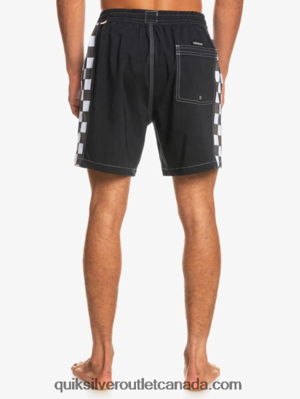 CA Quiksilver Men HEMPSTRETCH Original Arch 17 Volleys black TX4R21674