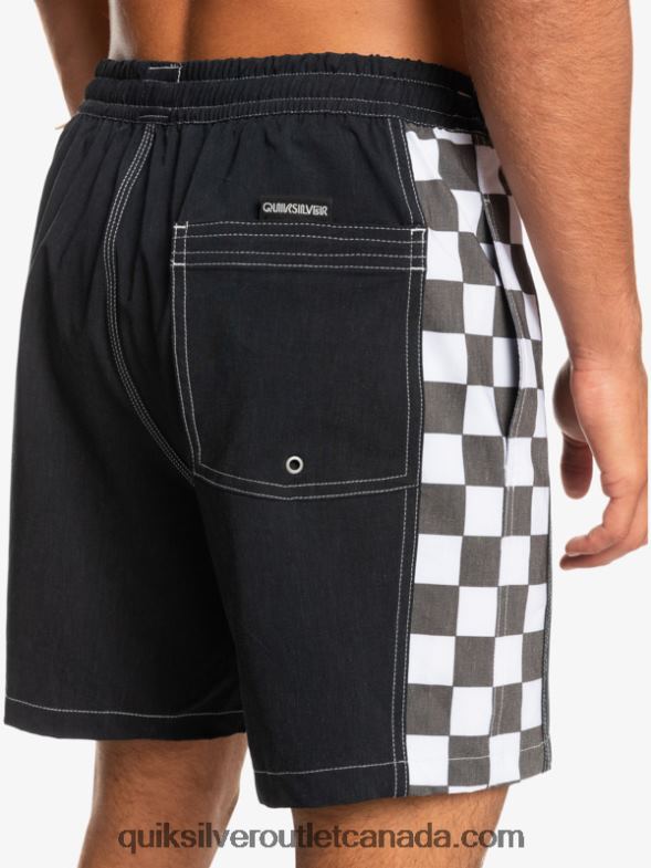 CA Quiksilver Men HEMPSTRETCH Original Arch 17 Volleys black TX4R21674