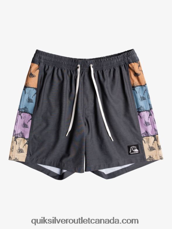 CA Quiksilver Men HEMPSTRETCH Original Arch 17 Volleys black TX4R21677