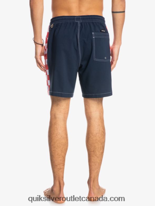CA Quiksilver Men HEMPSTRETCH Original Arch 17 Volleys navy blazer TX4R21678
