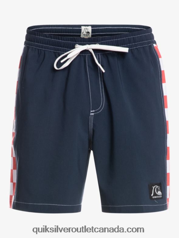 CA Quiksilver Men HEMPSTRETCH Original Arch 17 Volleys navy blazer TX4R21678