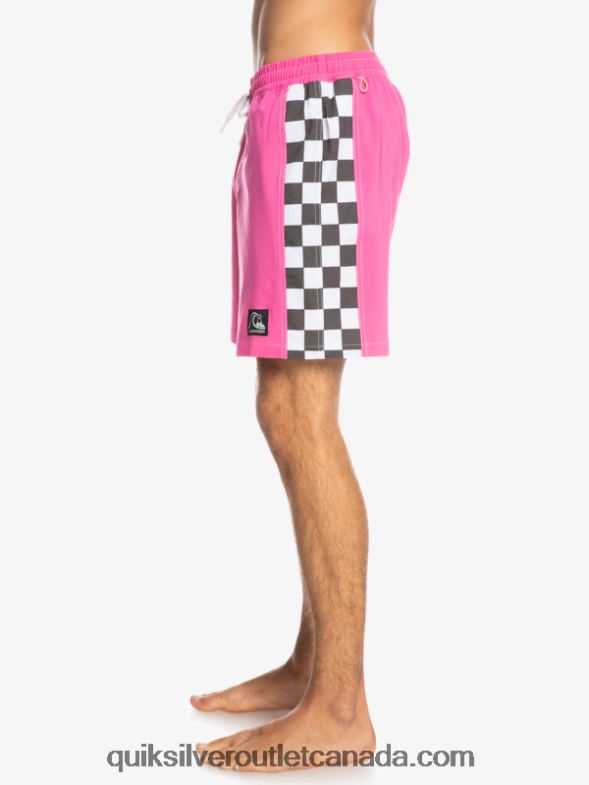 CA Quiksilver Men HEMPSTRETCH Original Arch 17 Volleys shocking pink TX4R21673