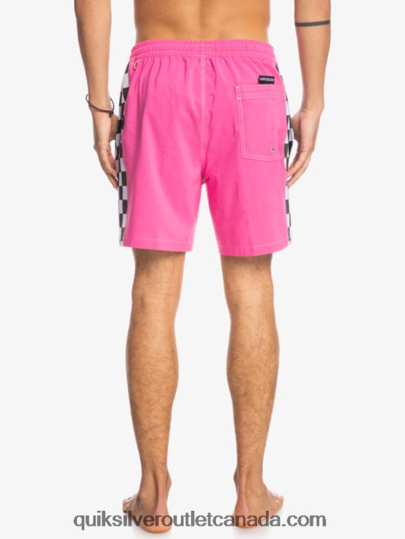 CA Quiksilver Men HEMPSTRETCH Original Arch 17 Volleys shocking pink TX4R21673