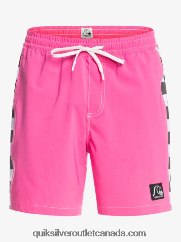CA Quiksilver Men HEMPSTRETCH Original Arch 17 Volleys shocking pink TX4R21673
