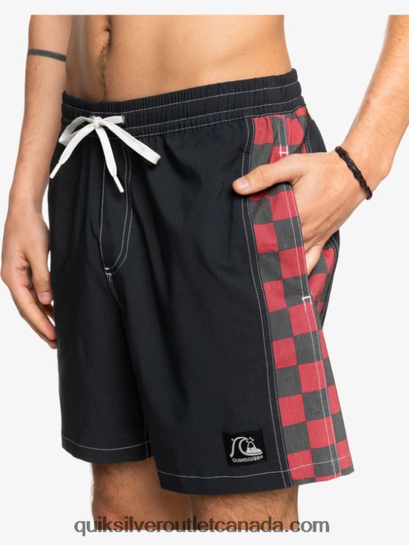 CA Quiksilver Men HEMPSTRETCH Original Arch 17 Volleys tarmac TX4R21675