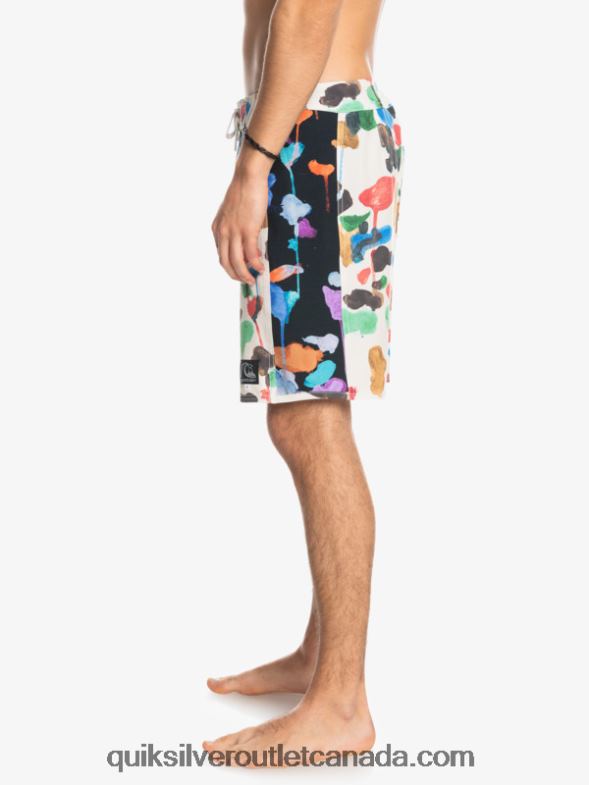 CA Quiksilver Men HEMPSTRETCH Original Arch Blank Canvas 18 Boardshorts natas kaupas - birch TX4R21822