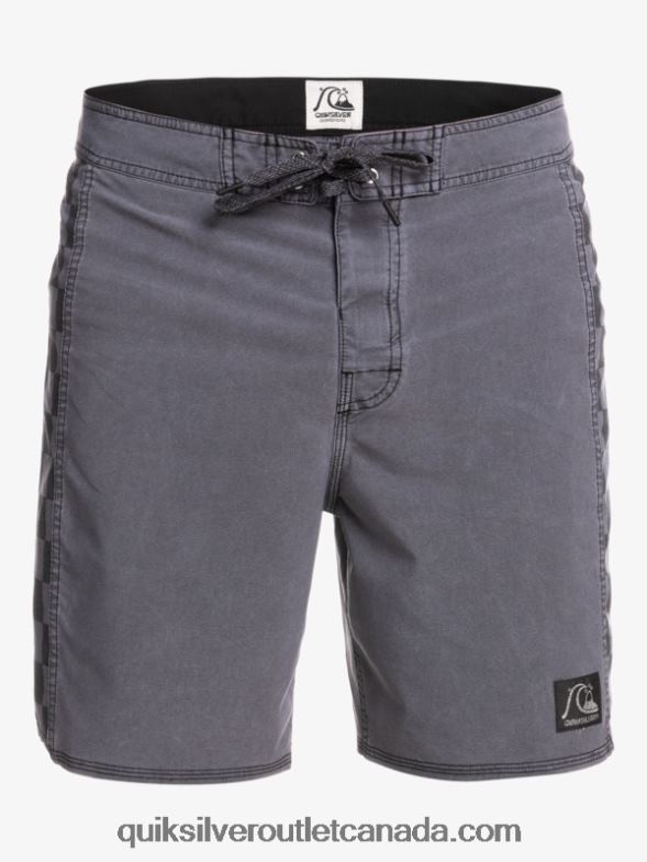 CA Quiksilver Men HEMPSTRETCH Original Arch Washed 18 Boardshorts black TX4R21671