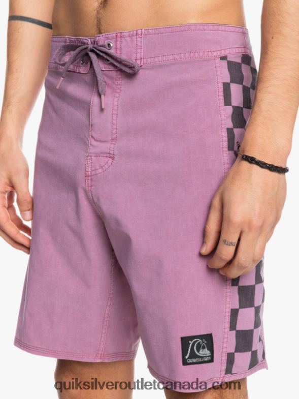 CA Quiksilver Men HEMPSTRETCH Original Arch Washed 18 Boardshorts dusty orchid TX4R21669