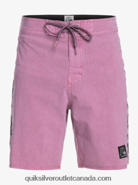 CA Quiksilver Men HEMPSTRETCH Original Arch Washed 18 Boardshorts dusty orchid TX4R21669