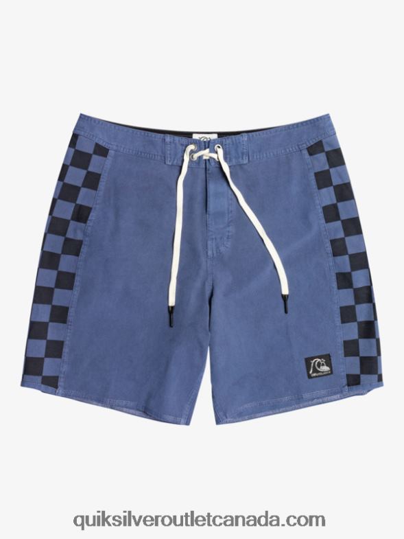 CA Quiksilver Men HEMPSTRETCH Original Arch Washed 18 Boardshorts navy blazer TX4R21670