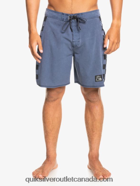 CA Quiksilver Men HEMPSTRETCH Original Arch Washed 18 Boardshorts navy blazer TX4R21670