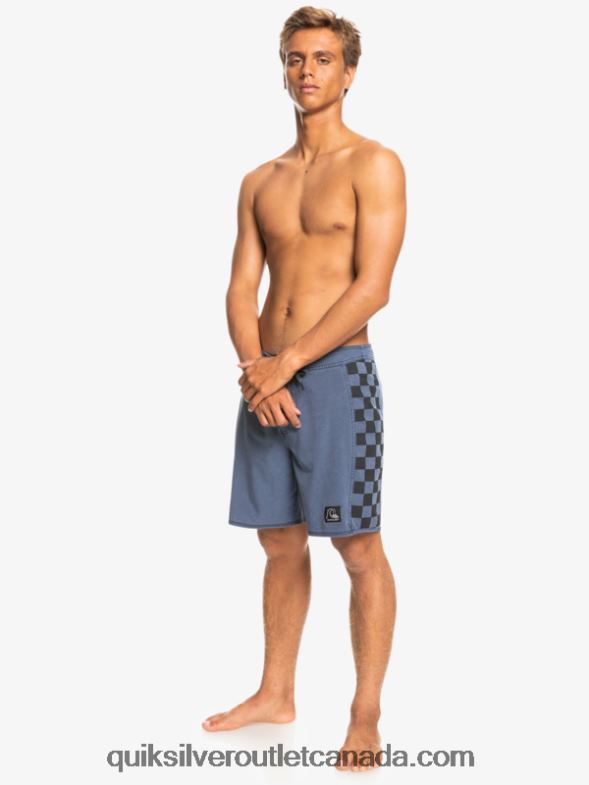 CA Quiksilver Men HEMPSTRETCH Original Arch Washed 18 Boardshorts navy blazer TX4R21670