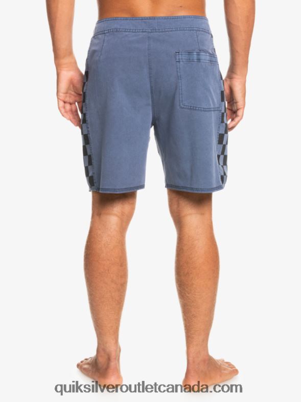 CA Quiksilver Men HEMPSTRETCH Original Arch Washed 18 Boardshorts navy blazer TX4R21670
