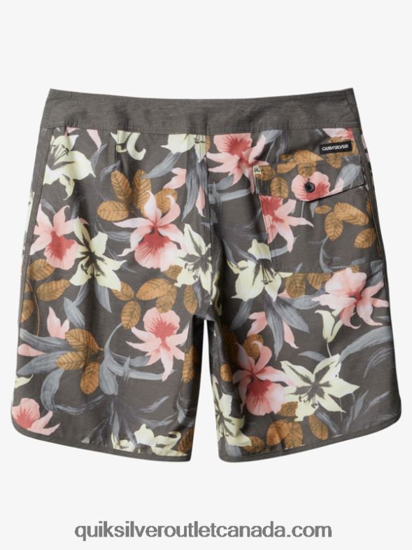 CA Quiksilver Men HEMPSTRETCH Scallop 19 Boardshorts tarmac TX4R21740