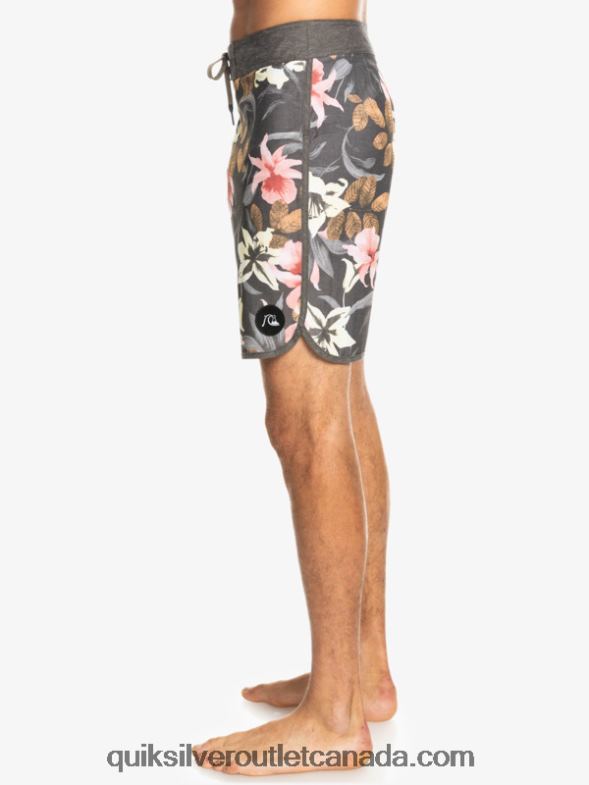 CA Quiksilver Men HEMPSTRETCH Scallop 19 Boardshorts tarmac TX4R21740