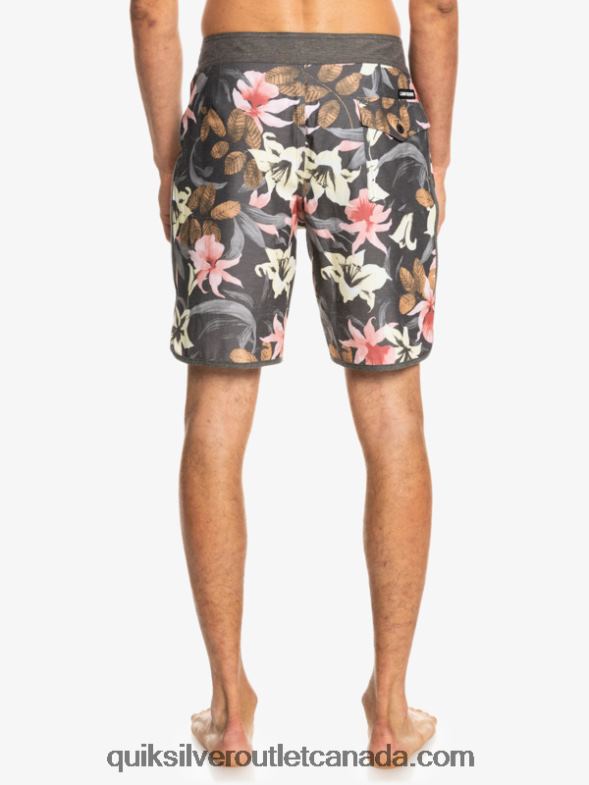 CA Quiksilver Men HEMPSTRETCH Scallop 19 Boardshorts tarmac TX4R21740