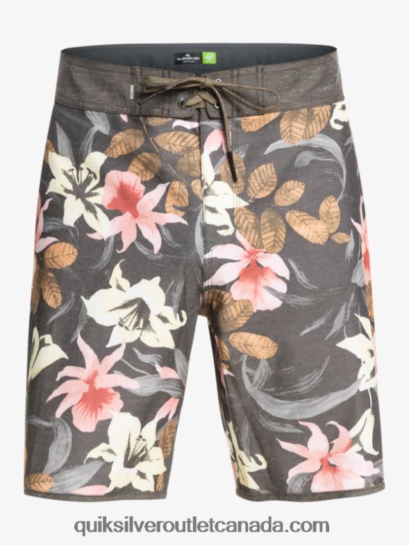 CA Quiksilver Men HEMPSTRETCH Scallop 19 Boardshorts tarmac TX4R21740