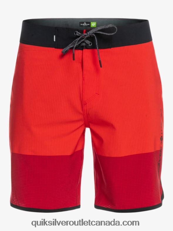 CA Quiksilver Men Highlite Scallop 19 Boardshorts high risk red TX4R232