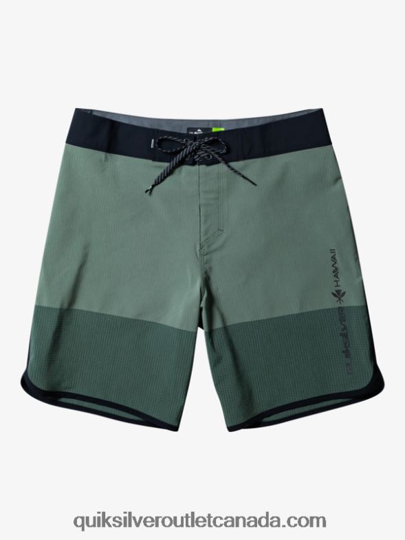 CA Quiksilver Men Highlite Scallop 19 Boardshorts thyme TX4R230