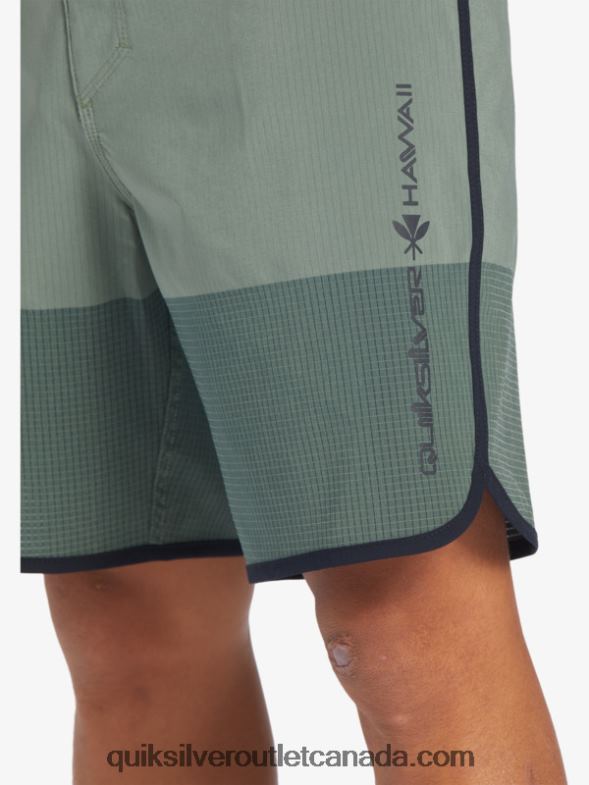 CA Quiksilver Men Highlite Scallop 19 Boardshorts thyme TX4R230