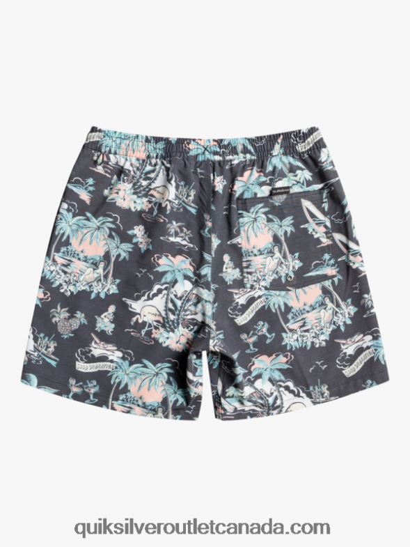 CA Quiksilver Men Hotel Paradiso 17 Volleys hotel paradiso - black TX4R21765