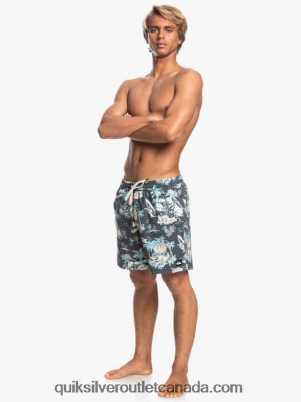 CA Quiksilver Men Hotel Paradiso 17 Volleys hotel paradiso - black TX4R21765