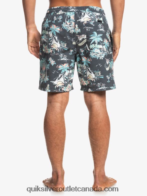 CA Quiksilver Men Hotel Paradiso 17 Volleys hotel paradiso - black TX4R21765