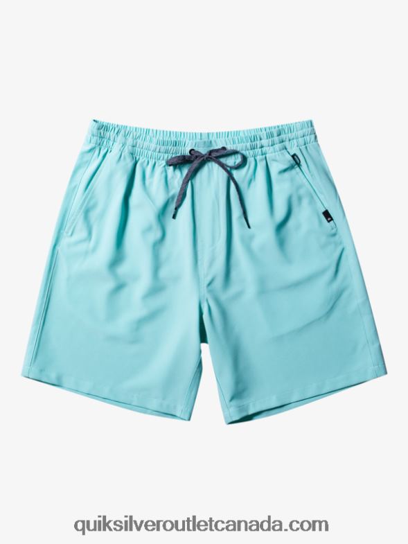 CA Quiksilver Men Ocean Elastic 18 Amphibian Shorts angel blue TX4R2346