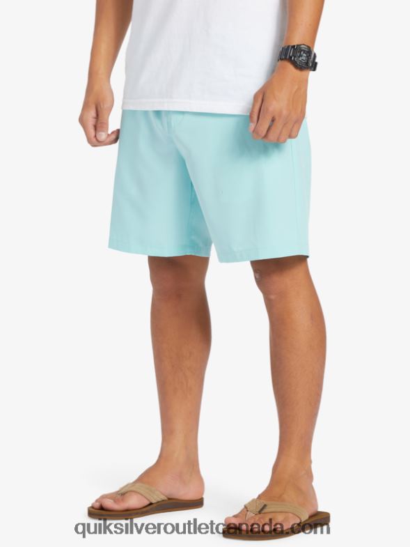 CA Quiksilver Men Ocean Elastic 18 Amphibian Shorts angel blue TX4R2346