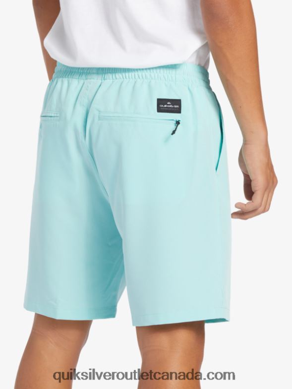 CA Quiksilver Men Ocean Elastic 18 Amphibian Shorts angel blue TX4R2346