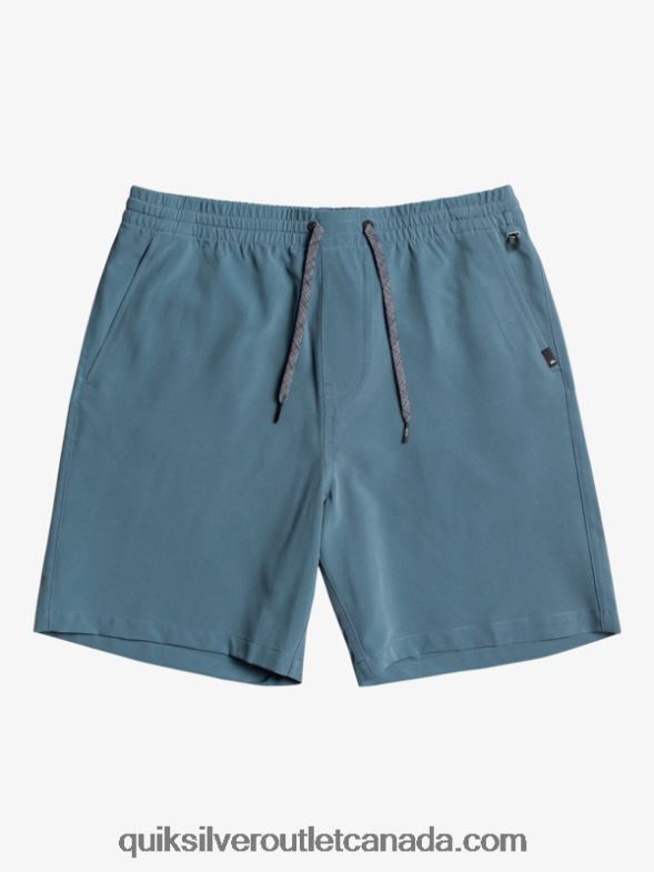 CA Quiksilver Men Ocean Elastic 18 Amphibian Shorts bering sea TX4R2348