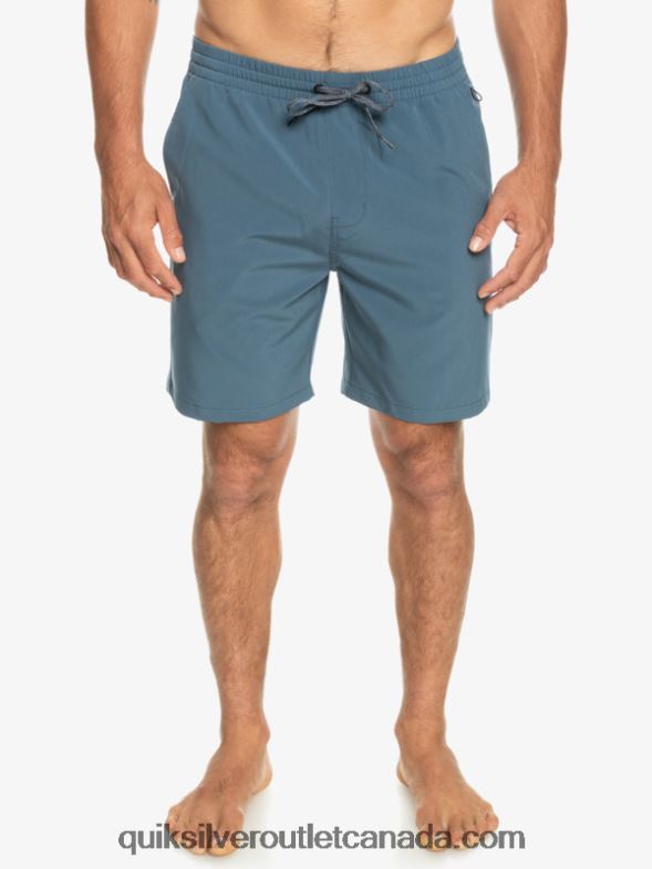 CA Quiksilver Men Ocean Elastic 18 Amphibian Shorts bering sea TX4R2348