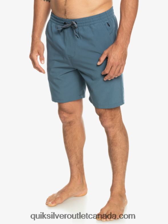 CA Quiksilver Men Ocean Elastic 18 Amphibian Shorts bering sea TX4R2348