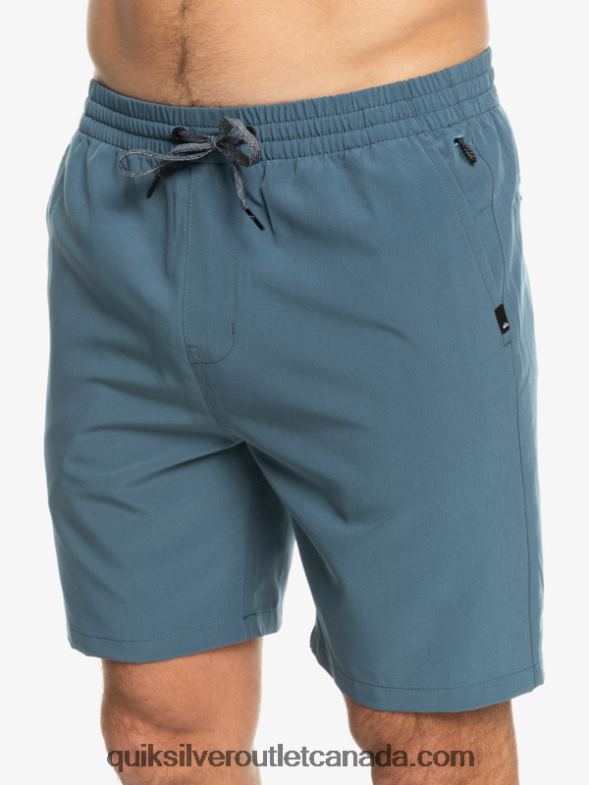 CA Quiksilver Men Ocean Elastic 18 Amphibian Shorts bering sea TX4R2348