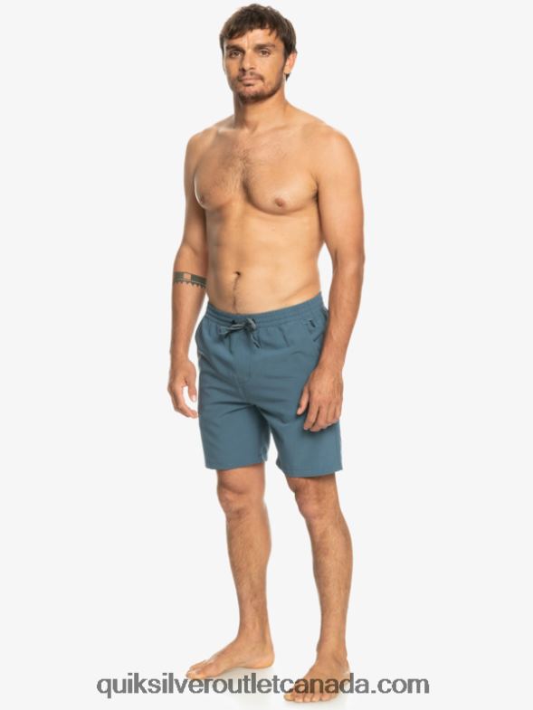 CA Quiksilver Men Ocean Elastic 18 Amphibian Shorts bering sea TX4R2348