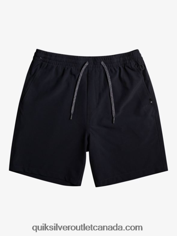 CA Quiksilver Men Ocean Elastic 18 Amphibian Shorts black TX4R2342