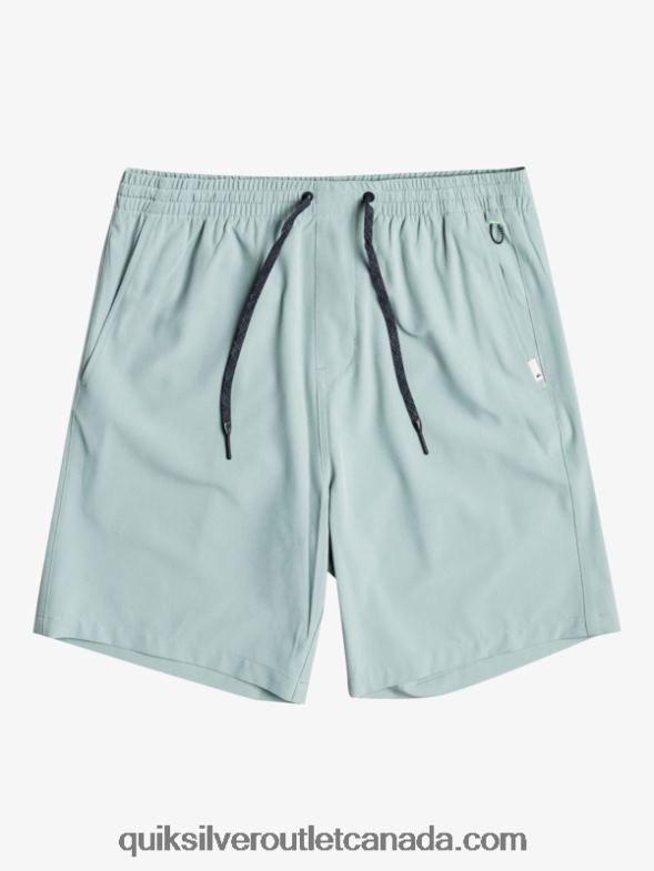 CA Quiksilver Men Ocean Elastic 18 Amphibian Shorts green milieu TX4R2352