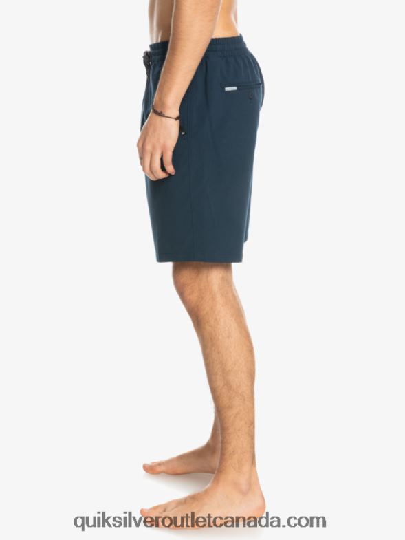 CA Quiksilver Men Ocean Elastic 18 Amphibian Shorts navy blazer TX4R2349