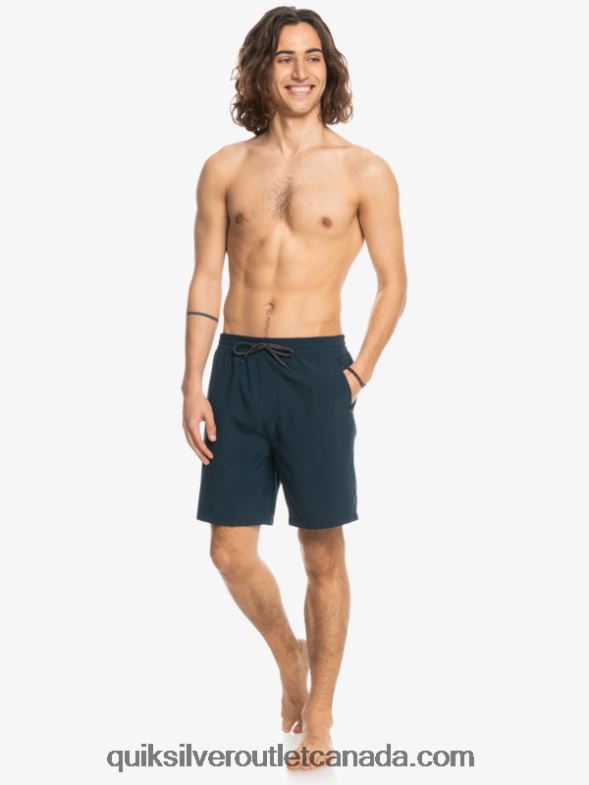 CA Quiksilver Men Ocean Elastic 18 Amphibian Shorts navy blazer TX4R2349