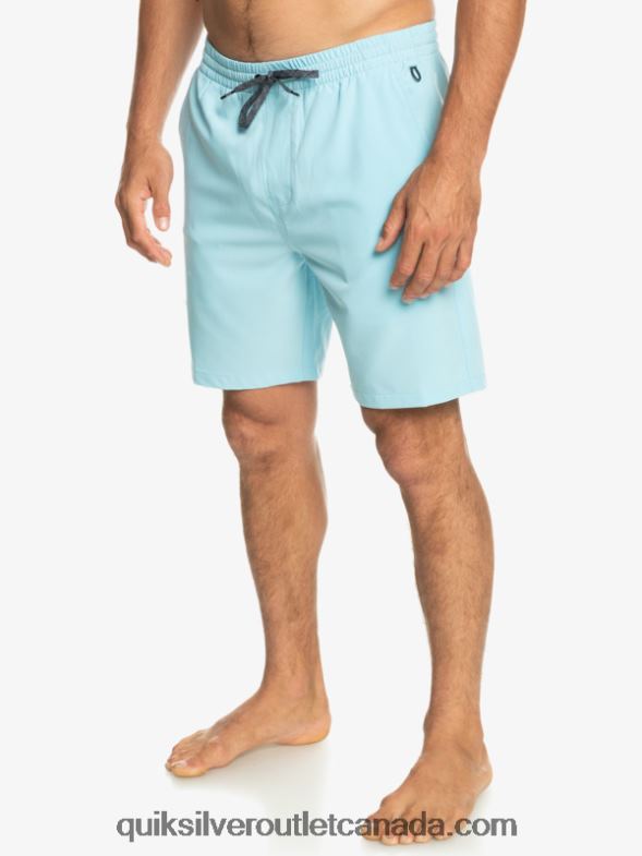 CA Quiksilver Men Ocean Elastic 18 Amphibian Shorts sky blue TX4R2347
