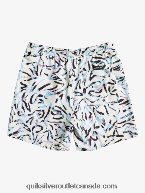 CA Quiksilver Men Ocean Mix 17 Volleys white TX4R21708
