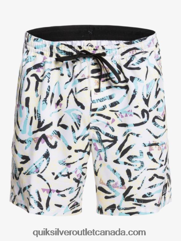 CA Quiksilver Men Ocean Mix 17 Volleys white TX4R21708