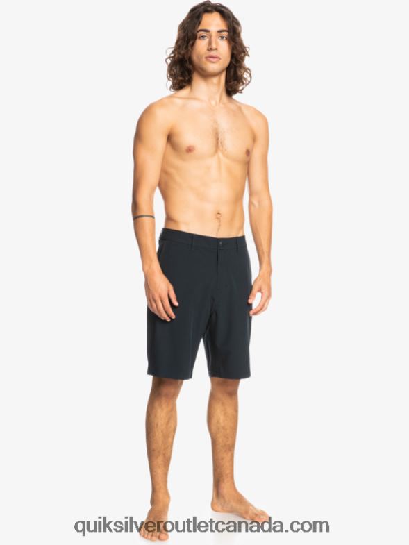 CA Quiksilver Men Ocean Union Amphibian 20 Hybrid Shorts black TX4R2138