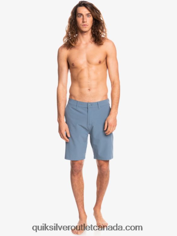 CA Quiksilver Men Ocean Union Amphibian 20 Hybrid Shorts blue mirage TX4R2153