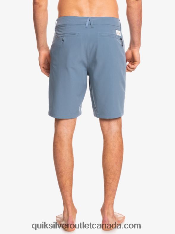 CA Quiksilver Men Ocean Union Amphibian 20 Hybrid Shorts blue mirage TX4R2153