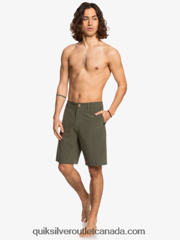 CA Quiksilver Men Ocean Union Amphibian 20 Hybrid Shorts grape leaf TX4R2150