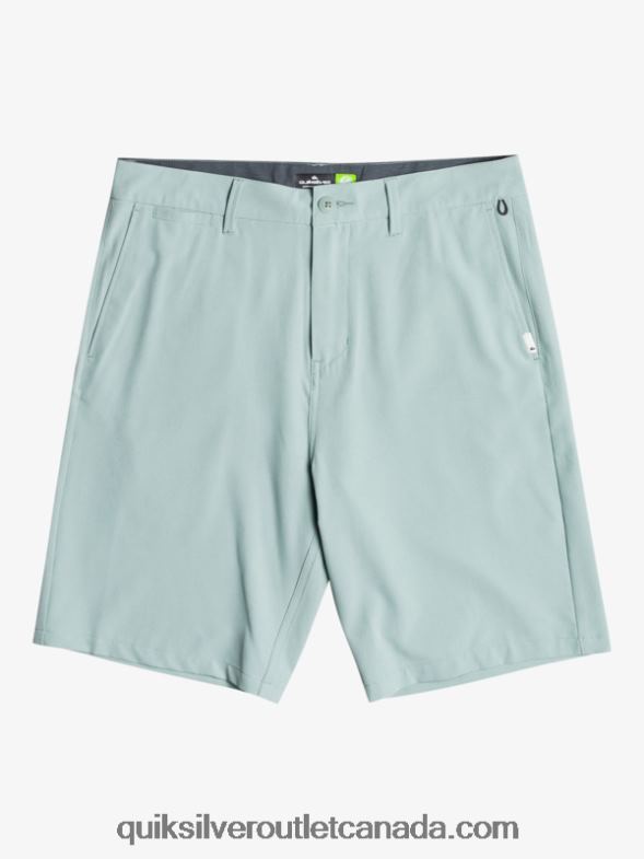 CA Quiksilver Men Ocean Union Amphibian 20 Hybrid Shorts green milieu TX4R2144