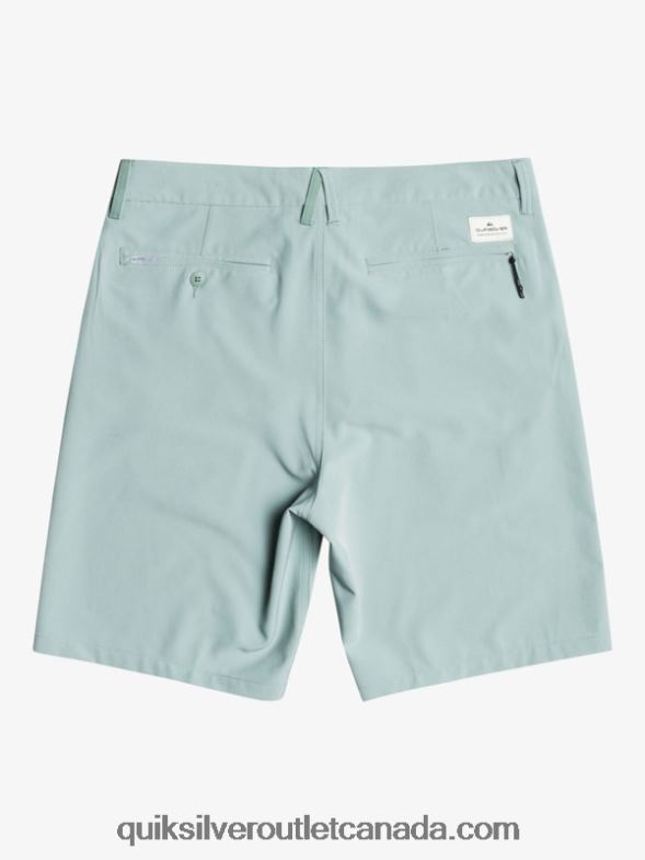 CA Quiksilver Men Ocean Union Amphibian 20 Hybrid Shorts green milieu TX4R2144